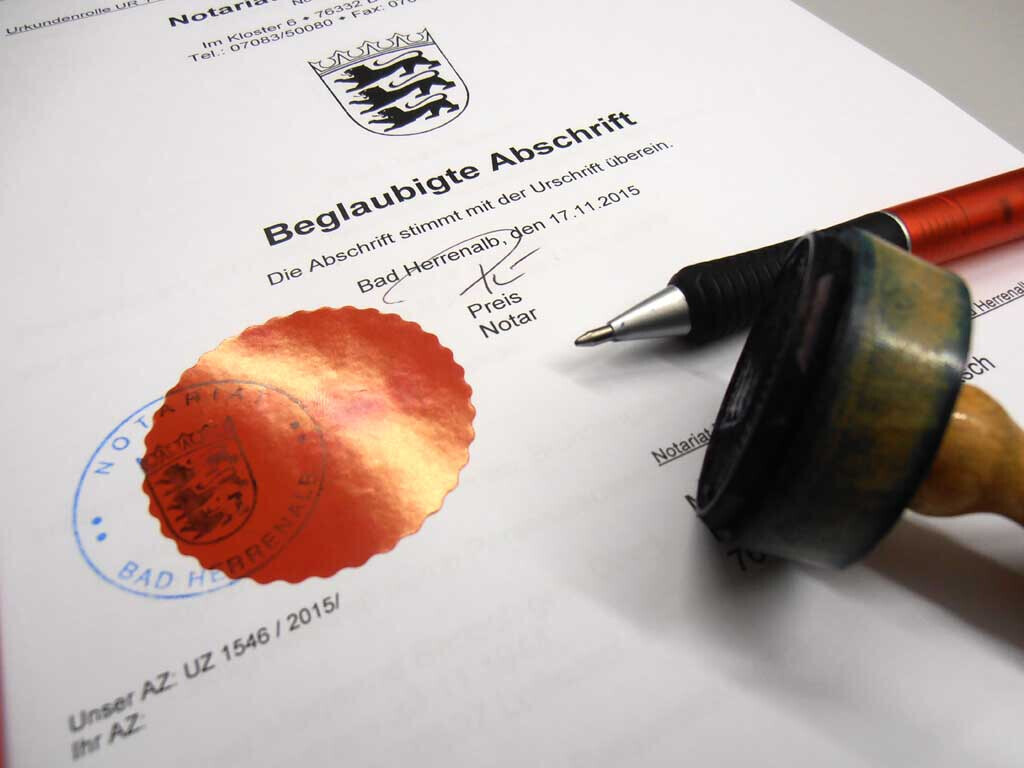 Bilder Notar Roland Preis