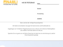 Namli Kassensysteme website screenshot