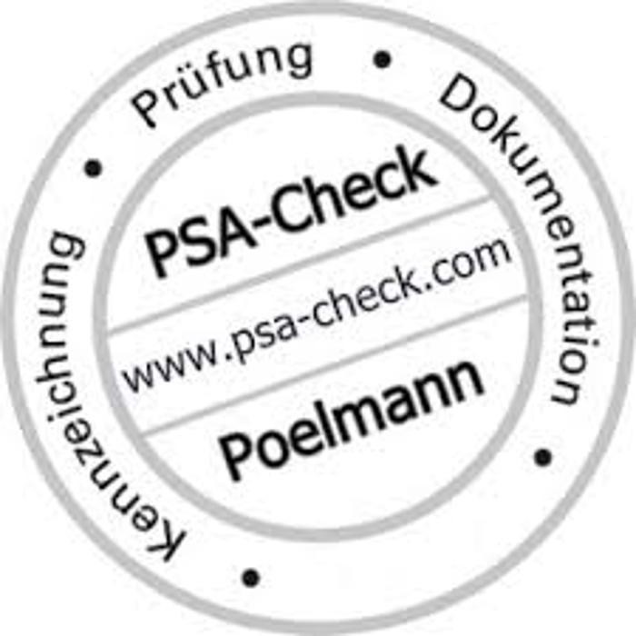 Bilder PSA-CHECK Poelmann GmbH Prüfung von Sekuranten, Leitern u. Tritte, Steigleitern, Regale, Steigschutz, PSAgA