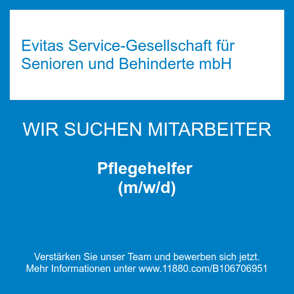 Bilder Evitas Service-Gesellschaft für Senioren und Behinderte mbH