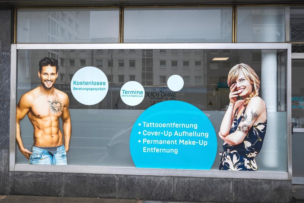 Bilder ENDLICH OHNE Tattooentfernung Filiale Düsseldorf