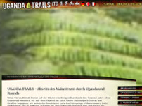 UGANDA-TRAILS LTD website screenshot
