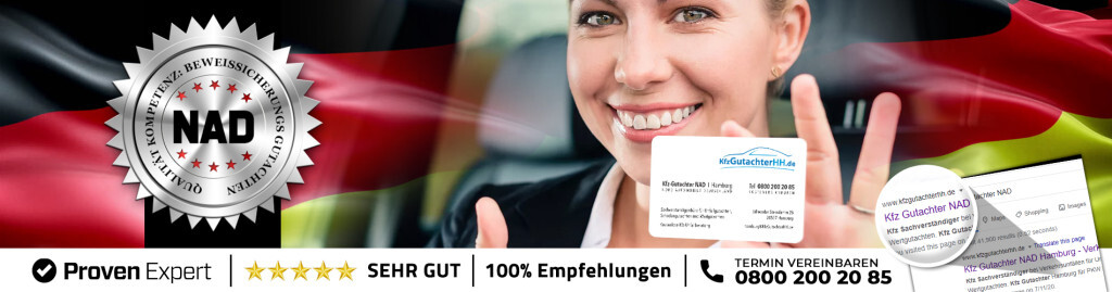 Bilder Kfz Gutachter NAD Hamburg - Kfz Sachverständigen Büro