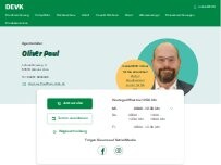Website Screenshot DEVK Versicherungen: Oliver Paul (Berater*in ausgeschieden)