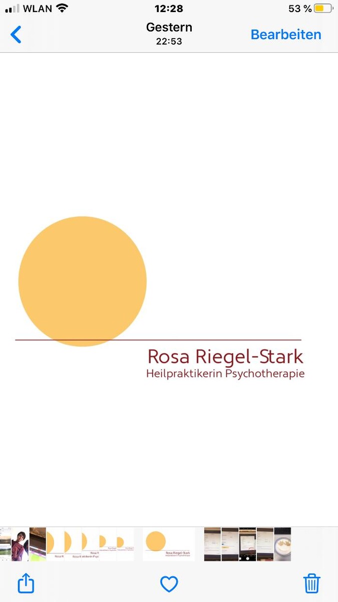 Bilder Praxis Rosa Riegel-Stark, Heilpraktikerin Psychotherapie