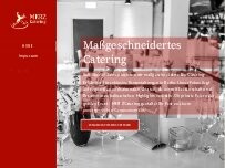 Website Screenshot Merz Catering