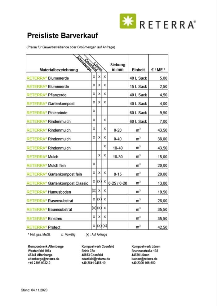 Bilder RETERRA West GmbH & Co. KG // Kompostierungsanlage Altenberge