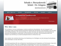 Rechtsanwälte Schada v. Borzyskowski, Schütt & Dr. Görgens website screenshot