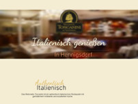 Ristorante Toscanini website screenshot