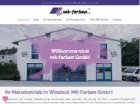 Website Screenshot mk-farben GmbH