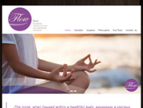 Pilatesstudio Flow website screenshot