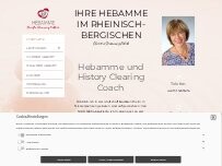 Website Screenshot Christa Steenweg-Pollok | Hebamme