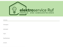 elektroservice Ruf website screenshot