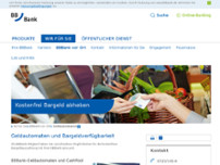 Screenshot for https://www.bbbank.de/wir-fuer-sie/bbbank-vor-ort/geldautomaten.html