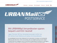 URBANMail Postservice GmbH website screenshot