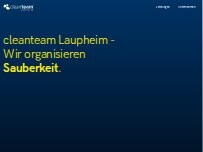 Website Screenshot cleanteam GmbH & Co. KG