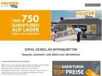 Website Screenshot Polster direkt