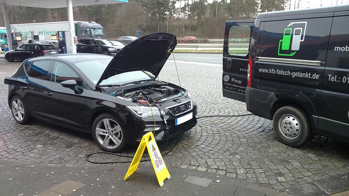 Bilder Pinar Abpumpservice - falsch getankt?