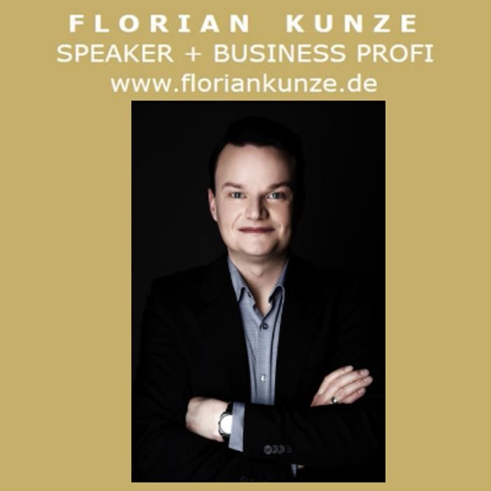 FLORIAN KUNZE SPEAKER + BUSINESS PROFI Logo