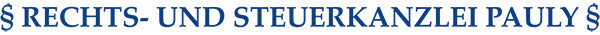 Rechts- und Steuerkanzlei Pauly Logo