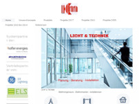 KM Licht und Technik UG website screenshot