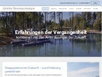 Website Screenshot Alefelder Wassersportanlagen