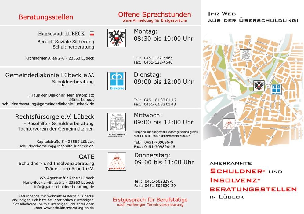 Bilder Hansestadt Lübeck - Soziale Sicherung - Schuldnerberatung