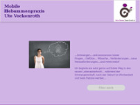 Mobile Hebammenpraxis Ute Vockenroth website screenshot