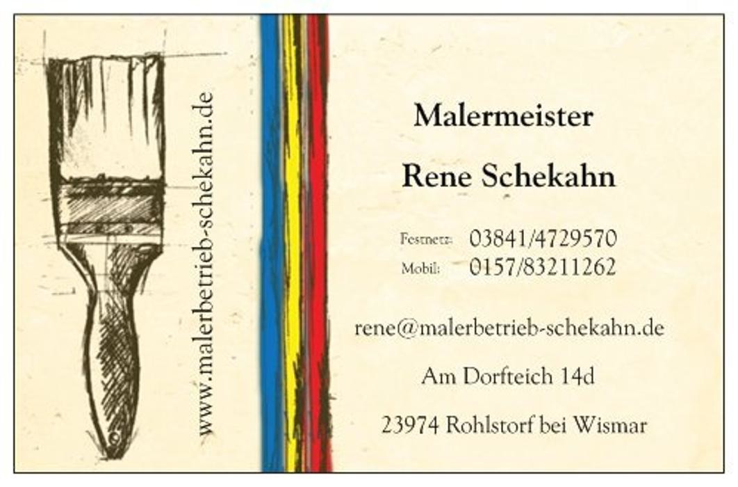 Bilder Malermeister Rene Schekahn