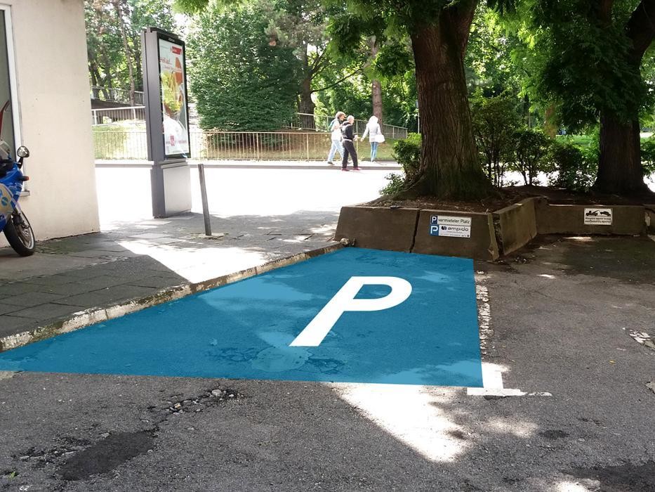 Bilder ampido Parkplatz