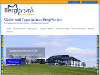 Tagungshaus Berg Moriah website screenshot