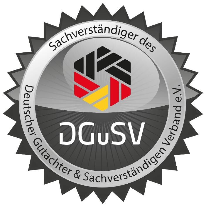 Sachverständiger Strahlenschutz Roland Wolff (DGuSV) Logo