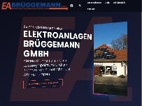 Website Screenshot Elektroanlagen Brüggemann