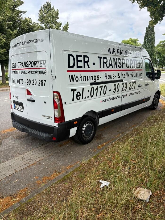 Bilder Der Transporter | Wohnungsauflösung Hausauflösungen Kellerräumung Entrümpelungen Schwerin