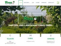 Website Screenshot Ross Garten- & Landschaftsbau GmbH