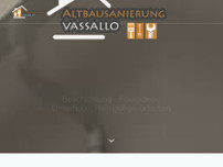 Altbausanierung Vassallo website screenshot