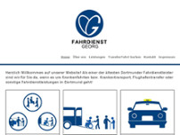 Fahrdienst Georg GmbH website screenshot