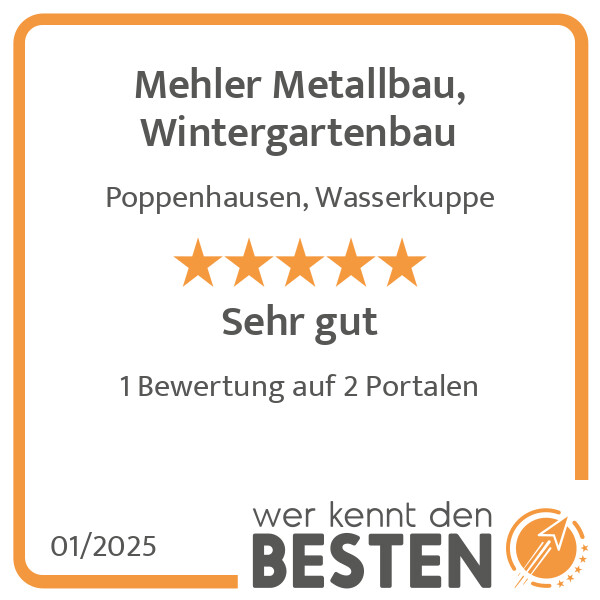 Bilder Mehler Metallbau, Wintergartenbau