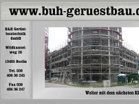 B & H Gerüstbautechnik GmbH website screenshot