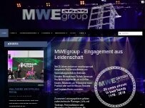 Website Screenshot MWE Group