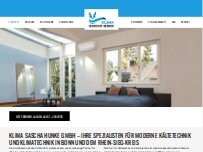 Website Screenshot Klima Sascha Hunke GmbH