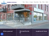 Website Screenshot Brunnen-Apotheke im Teldec-Park