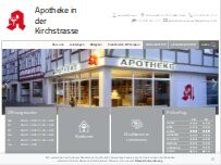 Website Screenshot Apotheke in der Kirchstrasse