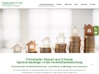 Website Screenshot Sachverständiger Immobilienbewertung Christopher Raquet