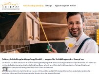 Website Screenshot Falkner Schädlingsbekämpfung GmbH