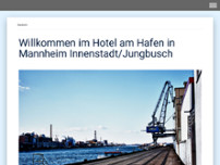 Hotel am Hafen website screenshot