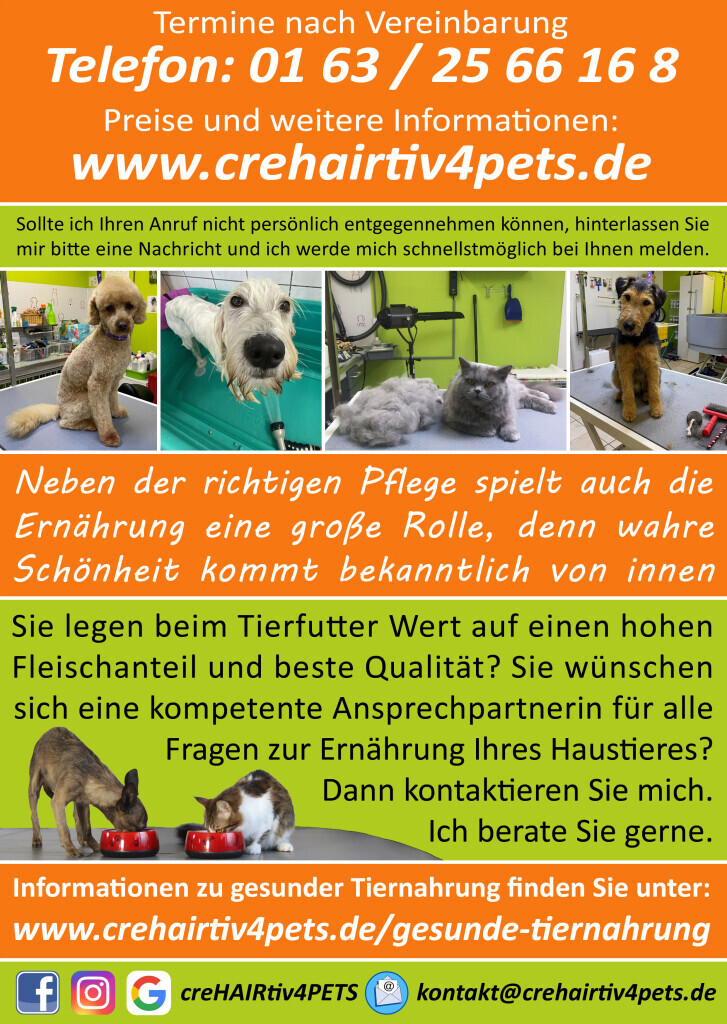 Bilder creHAIRtiv4PETS Tiersalon für alle Hunde, Katzen und Kleintiere
