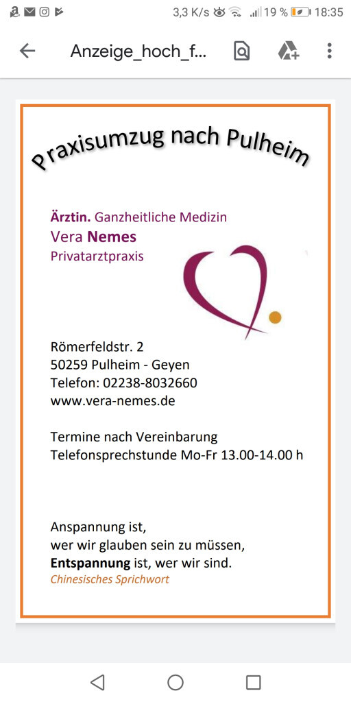 Bilder Arztpraxis - Vera Nemes