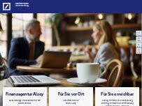 Website Screenshot Deutsche Bank Finanzagentur Alzey