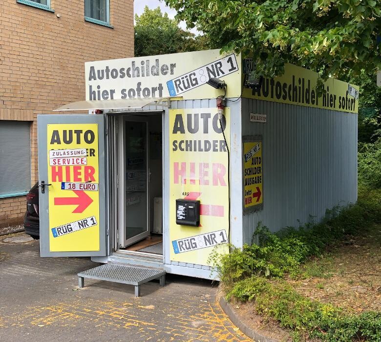 Bilder Autoschilder & Zulassungen ARS Bergen-Rügen